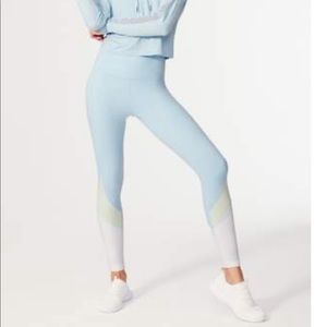 Marika high waisted workout set light blue.